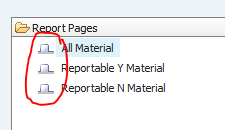 Report Studio - Pages as Tabs